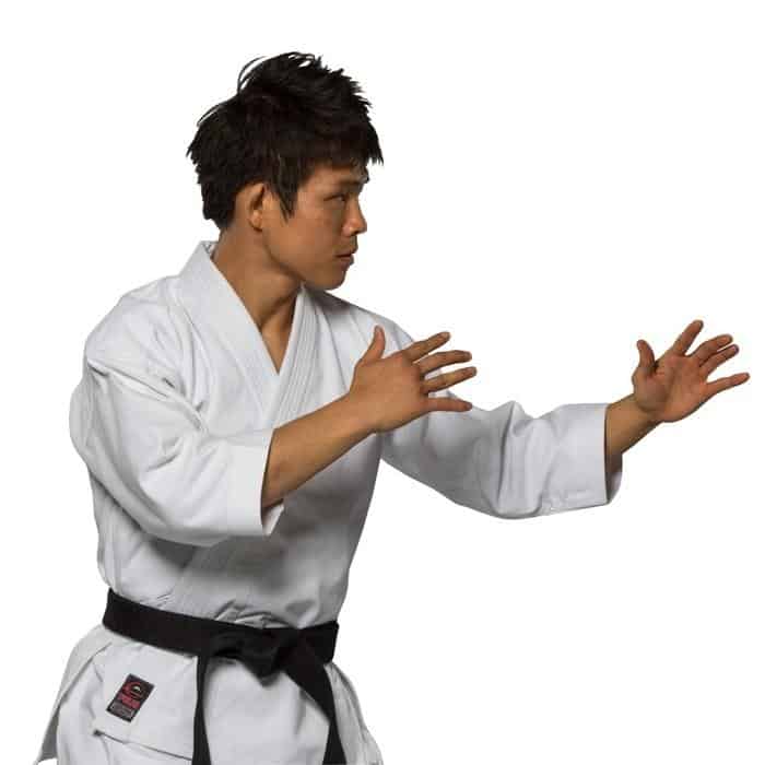 FUJI Advanced Brushed Karate Gi White Tough Durable Soft Jacket & Pants - BJJ Gi - MMA DIRECT