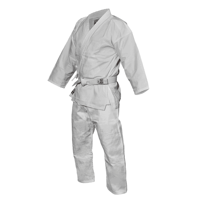FUJI Light-Weight Karate Gi White Tough Durable Jacket & Pants - BJJ Gi - MMA DIRECT