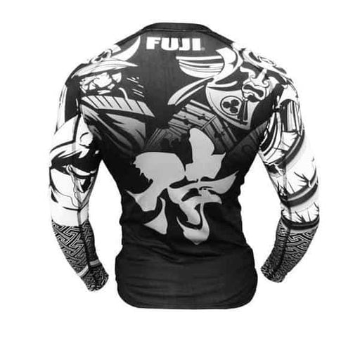 FUJI Musashi Rash Guard Long Sleeve MMA BJJ Thai Workout Gear - Boxing Shirt - MMA DIRECT