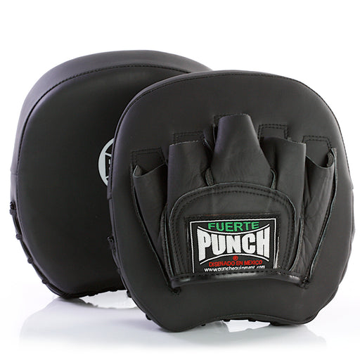Punch Mexican Fuerte Elite Micro Focus Pads PAIR - Black - Focus Pads - MMA DIRECT