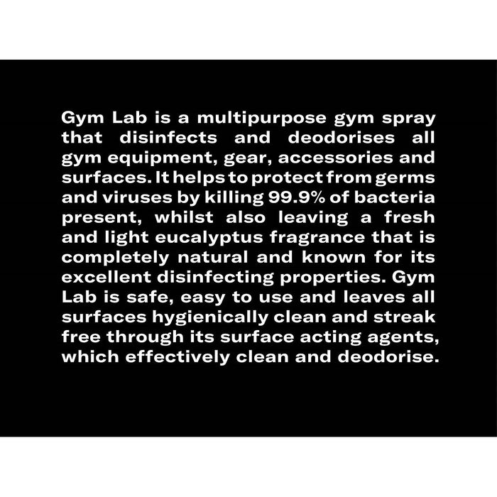 GYM LAB MULTIPURPOSE SANITIZER - Functional Fitness & Gym Clothing - MMA DIRECT