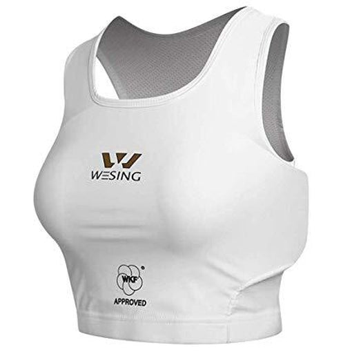 Women Wesing WKF Approved Sports Breast Chest Guard Pad Protector [S / M / L] - Martial Arts Chest & Breast Guards - MMA DIRECT