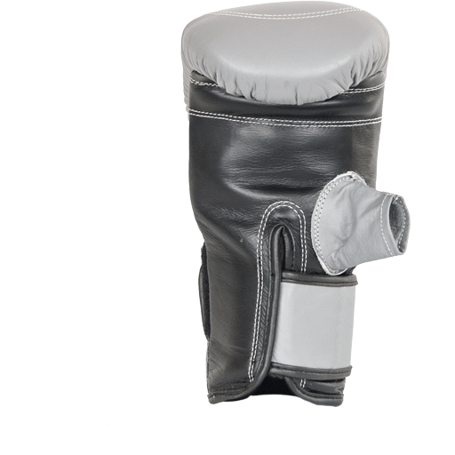 Mani Weighted Gel Pre-Curved Bag Mitts Boxing / MMA Training Gloves GREY - Bag Mitts - MMA DIRECT