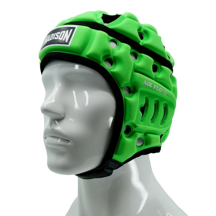 Madison Air Flo 2020 Green Headguard - Rugby League NRL - Rugby League Headguards - MMA DIRECT