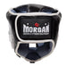 Morgan Leather Head Guard With Abx Plastic Removable Grill - Martial Arts Head Guards - MMA DIRECT