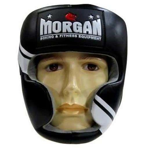 Morgan V2 Professional Leather Heavy Duty Head Guard Gear Protector [S / M / L] - Head Guard - MMA DIRECT