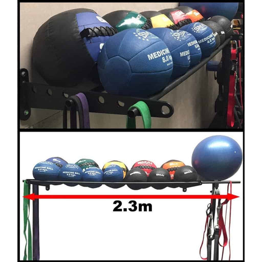 SMAI - Wall Mounted Ball Rack - Storage - MMA DIRECT