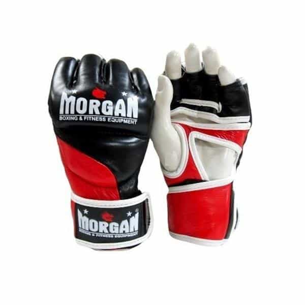 Morgan V2 Platinum Italian Leather MMA Gloves Reactive Padding -  - MMA DIRECT