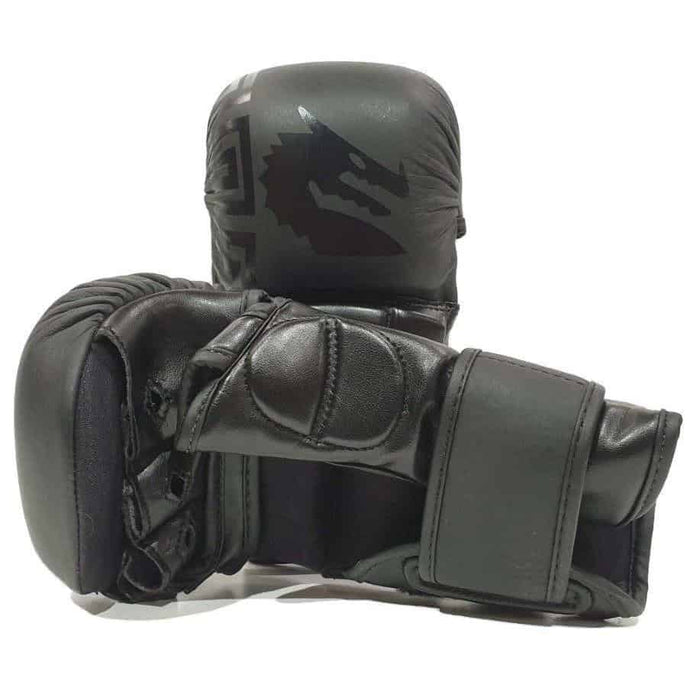 Morgan B2 Bomber Leather Shoto MMA Sparring Gloves - MMA Gloves - MMA DIRECT