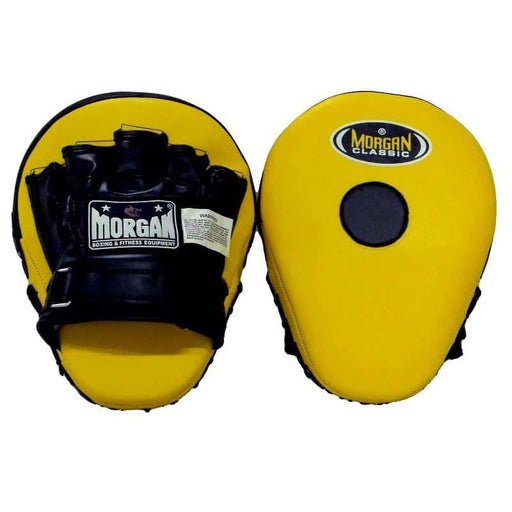 Yellow Morgan Classic All Purpose Training Focus Pads Mitts (PAIR) Boxing / MMA - Focus Pads - MMA DIRECT