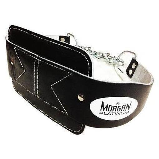 Morgan Platinum Leather Dipping Weight Lifting Belt Commercial Grade LB-6 - Gym Belts & Weight Lifting Endurance Belts - MMA DIRECT