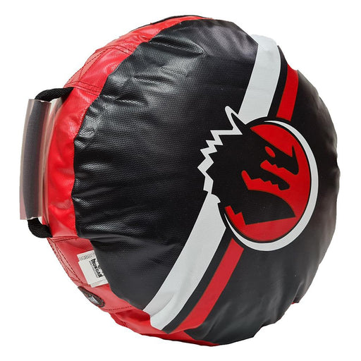 Morgan Classic Round Hit / Punch Shield - Black / Red - Round Punch Shields - MMA DIRECT