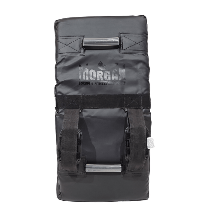 Morgan B2 Bomber 100% Leather Extra Heavy-Duty Curved Hit & Strike Shield - Kick Shields - MMA DIRECT