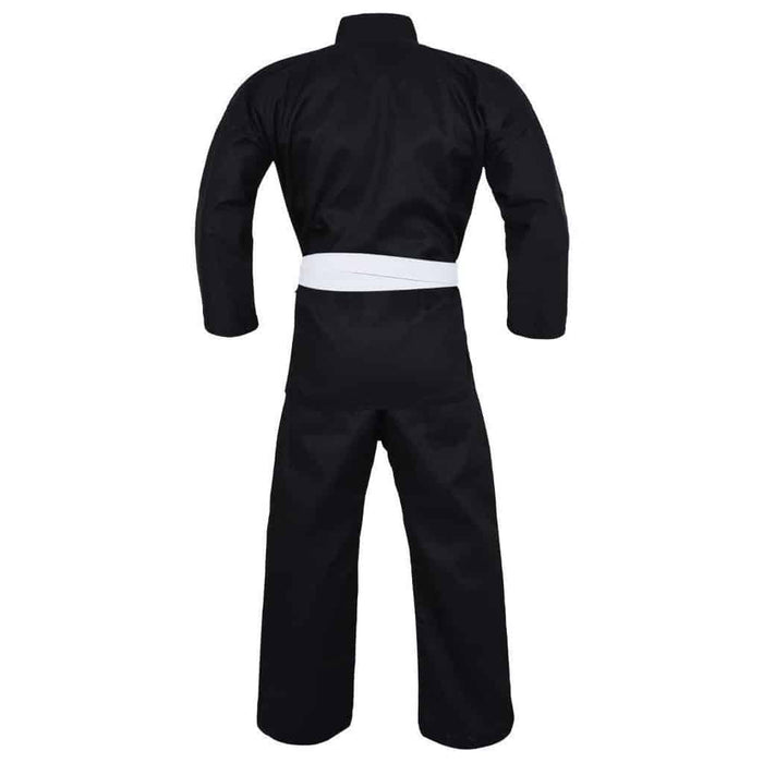 Dragon Karate Uniform (Black) - 8oz + Belt - Karate Gi - MMA DIRECT