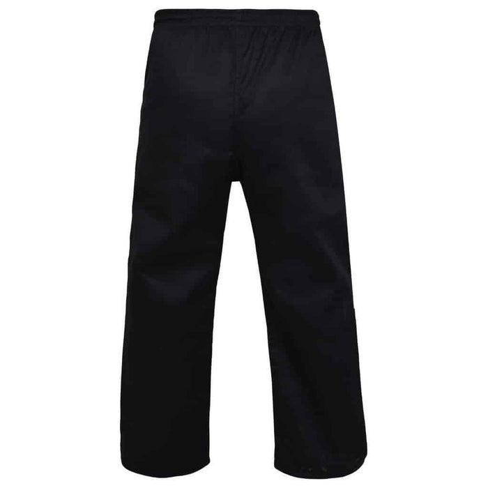 DRAGON Gi Martial Arts Pants (8oz) Black - Martial Arts Pants - MMA DIRECT