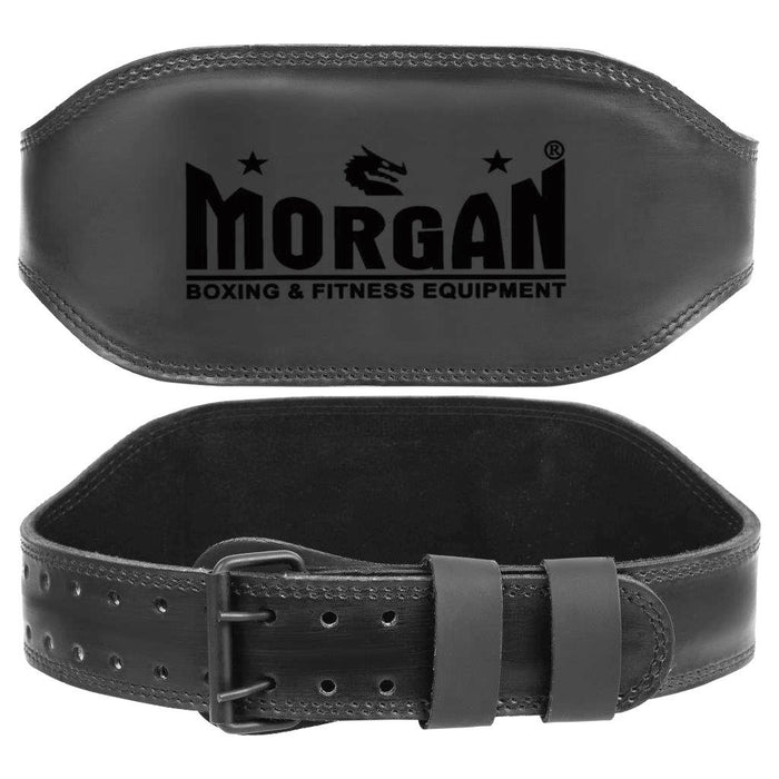 Morgan B2 BOMBER 15cm Wide Italian Leather Weight Lifting Belt LB-B2