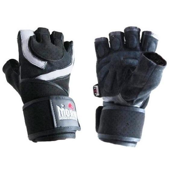 Morgan Endurance Weight Lifting & Crossfit Training Gloves Black & White - Weightlifting Gloves - MMA DIRECT