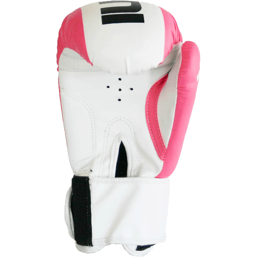Mani Womens TUFFX Boxing Gloves - Pink & White - Ladies Boxing Gloves - MMA DIRECT