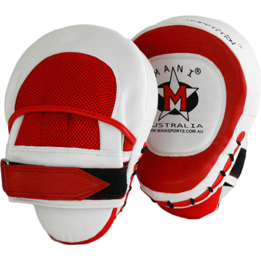Mani Leatherette Curved Focus Pad Boxing MMA Muay Thai Training MFP-108 - Focus Pads - MMA DIRECT