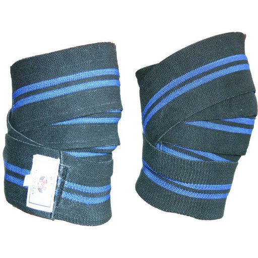 MANI Elastic Knee Wrap Protection Stretchable Material BLUE - Elbow, Knee & Ankle - MMA DIRECT
