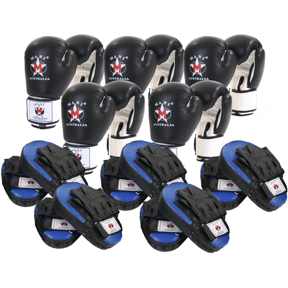 MANI Personal Trainers Boxing Pack Set Bulk - Boxing Glove Combo - MMA DIRECT