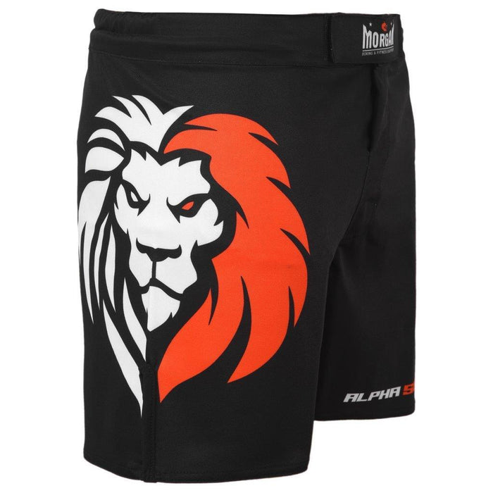Morgan Alpha Series Hybrid MMA Shorts - Black / Red
