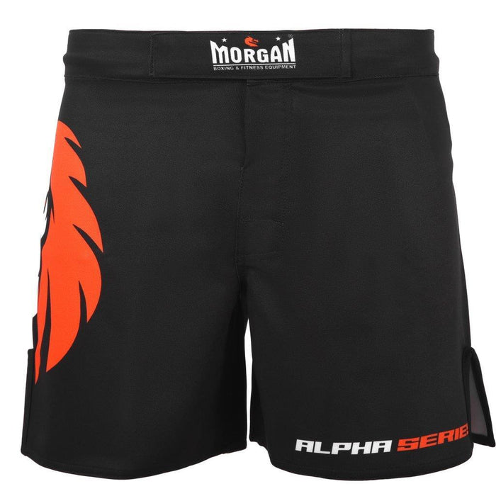 Morgan Alpha Series Hybrid MMA Shorts - Black / Red