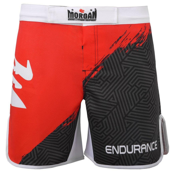 Morgan Endurance Hybrid MMA Shorts - Red