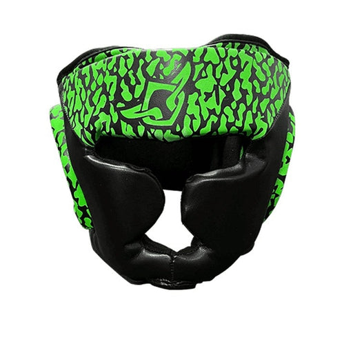 Mani Kids Head Gear Green - Head Guard - MMA DIRECT
