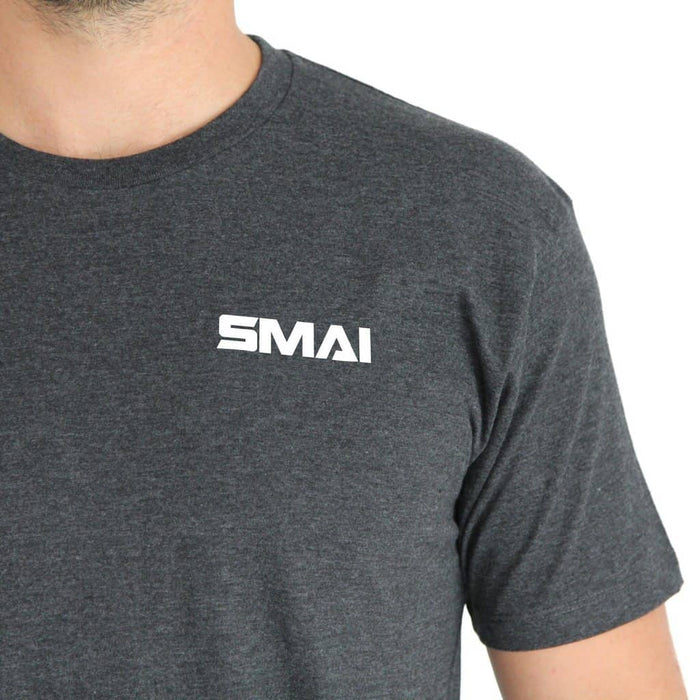 SMAI - Men's T-Shirt Asphalt Grey - Mens Shirt - MMA DIRECT
