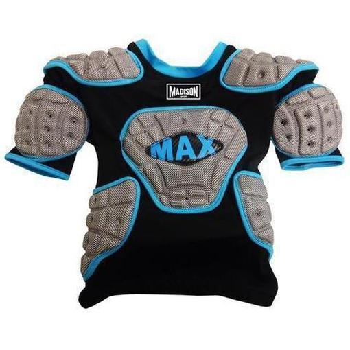 Madison Scorpion Max Vest Boys - Blue Rugby League NRL - Rugby League Shoulder Guards - MMA DIRECT