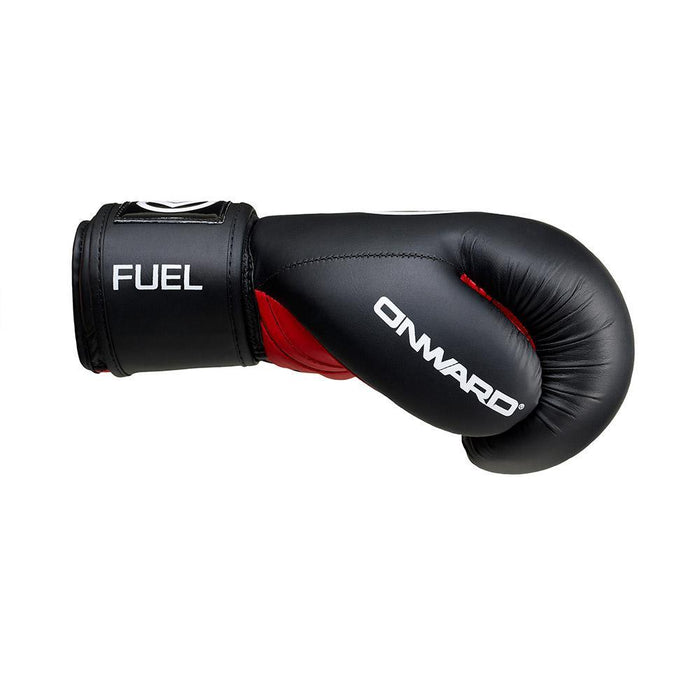 ONWARD Fuel Youth Boxing Gloves - Black / Red - Boxing Gloves - MMA DIRECT