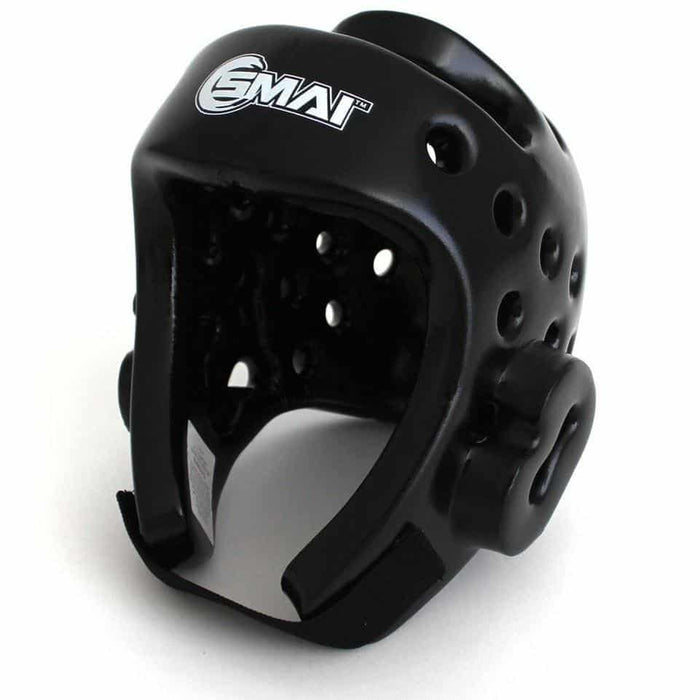 SMAI Martial Arts Head Guard Gear - Dipped Black (S / M / L / XL ) - Martial Arts Head Guards - MMA DIRECT