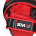 SMAI Synthetic Alpha Focus Mits Pads Red and Black - Focus Pads - MMA DIRECT