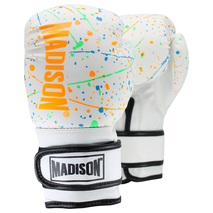 Madison Paintball Junior Kids Boxing Gloves 6oz - White