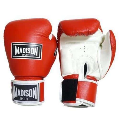 Madison Pro Sparring Gloves - Red Boxing - Boxing Gloves - MMA DIRECT