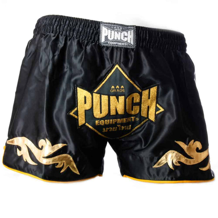 Punch Retro Muay Thai Shorts High Quality XS/S/M/L/XL - Muay Thai Shorts - MMA DIRECT
