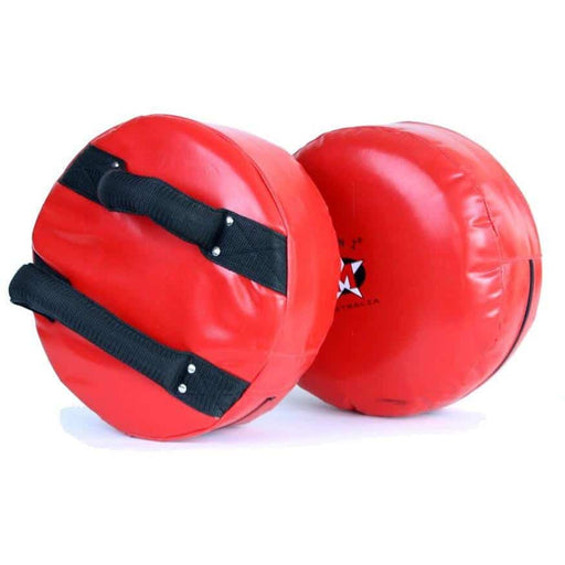 Mani SINGLE Round Shield Large Commercial Quality MMA / Muay Thai MSMR-102L - Round Punch Shields - MMA DIRECT