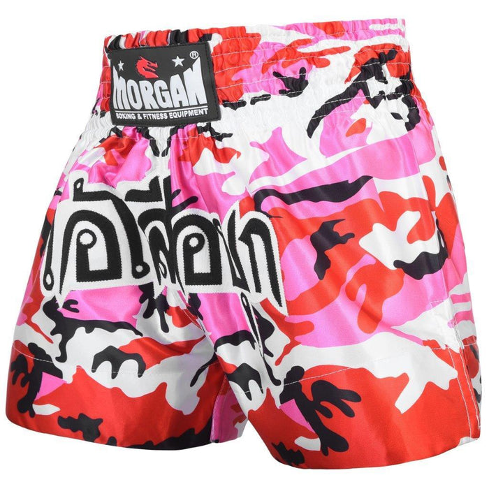 Morgan Muay Thai Shorts - Pink Diabla Camo