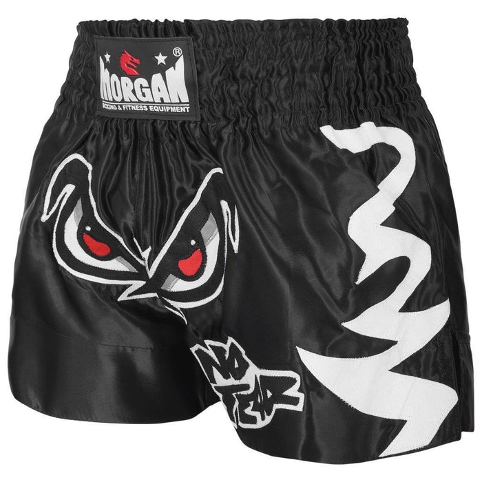 Morgan Fearless Muay Thai Shorts - Black / White