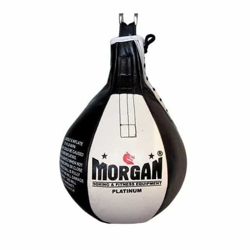 Morgan Platinum Leather 12 inch Punching Premium Speedball - Speed Balls - MMA DIRECT