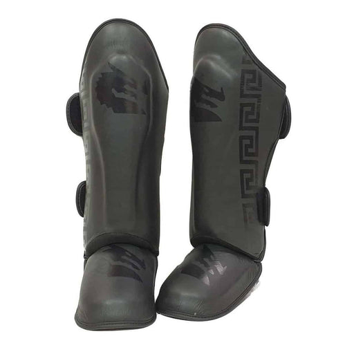 Morgan B2 Bomber Leather Sparring Shin & Instep - Shin/Instep Guard - MMA DIRECT