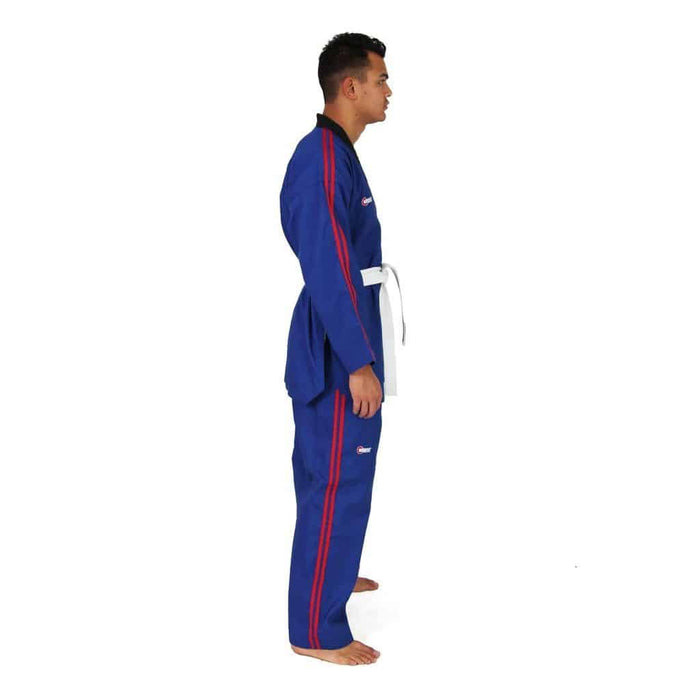 SMAI -  TKD Uniform - 8oz Demo Champion Dobok (Blue) - Boxing - MMA DIRECT
