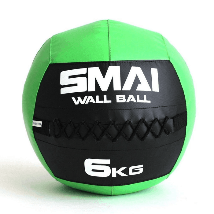 SMAI - Wall Ball Set with Wall Mounted Storage Rack - Wall Balls & Storage - MMA DIRECT