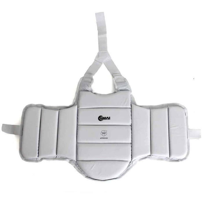 SMAI WKF Approved Kids Karate Chest Protector Protective Equipment SM B132-M - Martial Arts Chest & Breast Guards - MMA DIRECT