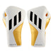 Adidas Speed TILT 750 Pro Lace-up Boxing Gloves Leather White/Gold - Boxing Gloves - MMA DIRECT
