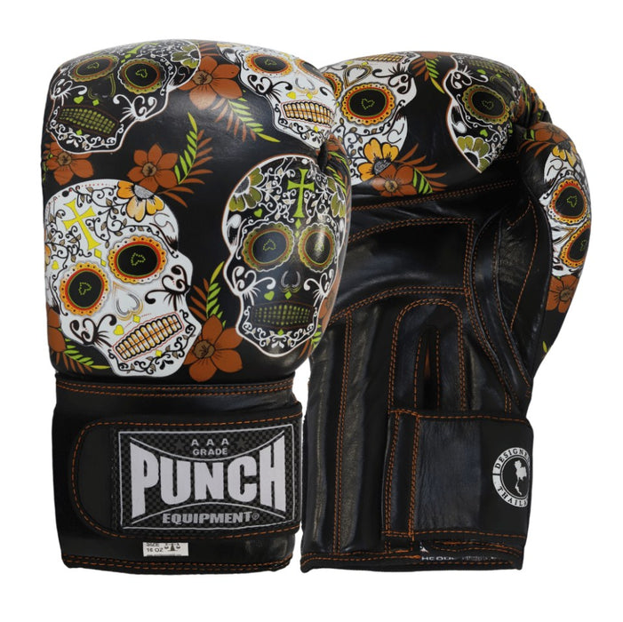 Punch Tropical Skull Island Black Diamond™ Thai Boxing Gloves