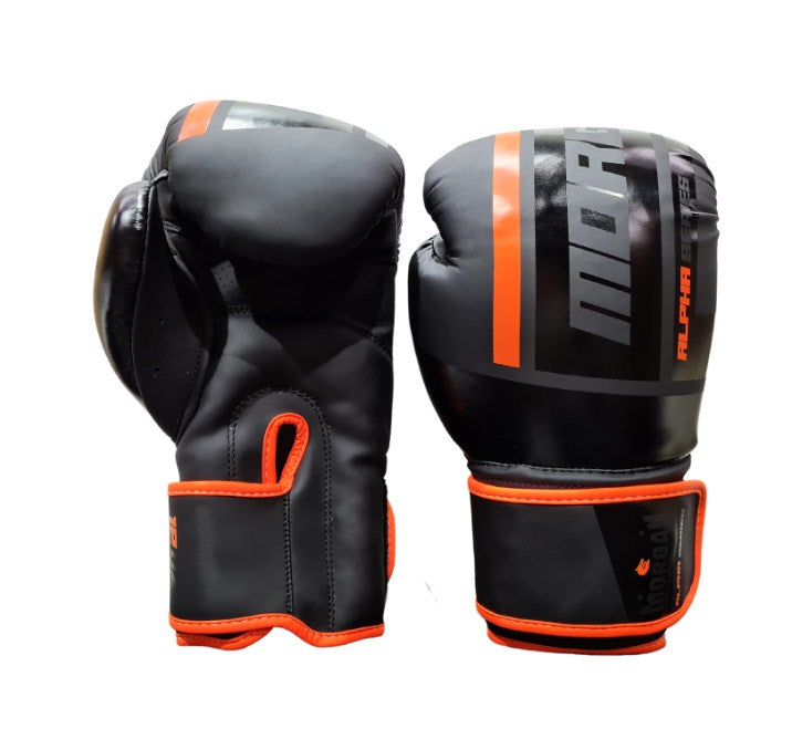 Morgan Alpha Series Boxing Gloves (12-16oz) - Black