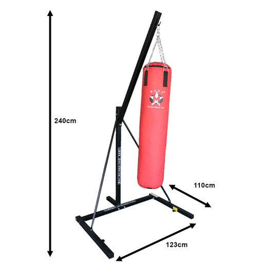 Mani Single Punching Bag Stand Boxing MMA Thai Training MBS-102 - Brackets & Stands - MMA DIRECT