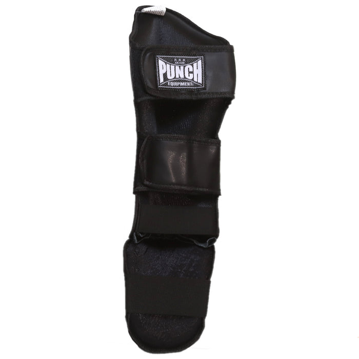 Punch AAA Shin Guards Shin Pads Limited Edition Skulls - Black - Shin/Instep Guard - MMA DIRECT